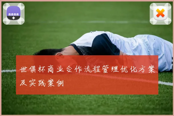 世俱杯商业合作流程管理优化方案及实践案例